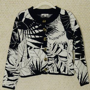 Madewell Broadway Cardigan Sweater in Tropical Vacation